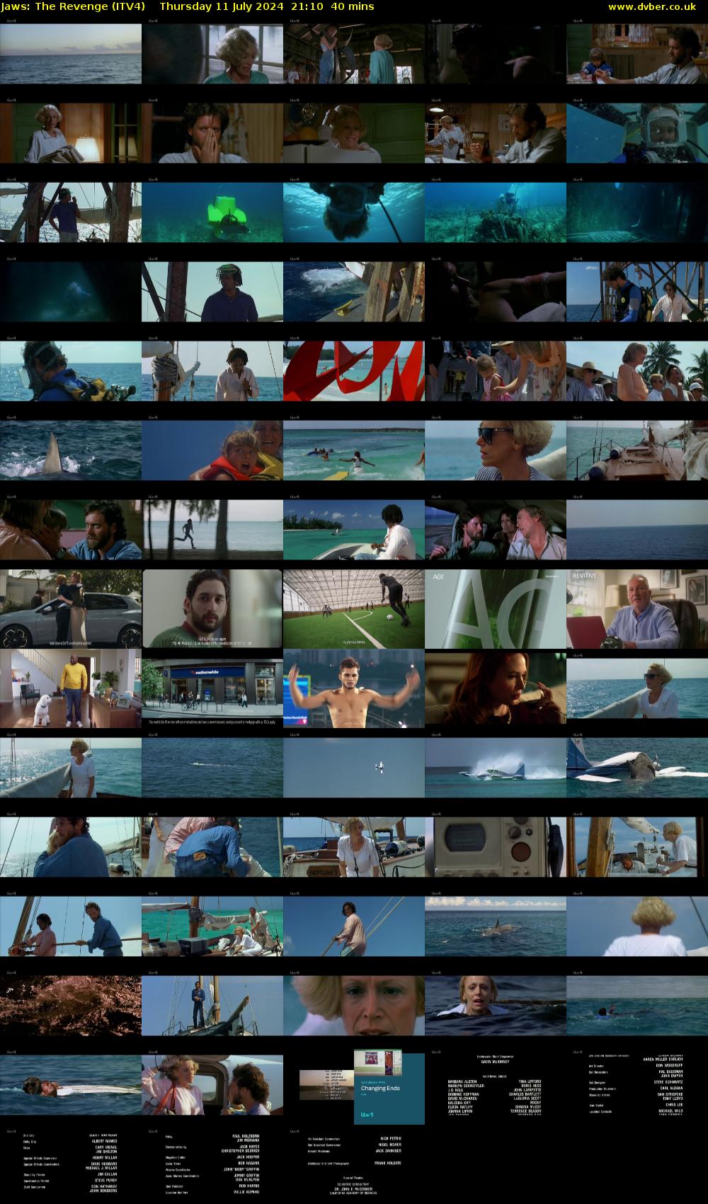 Jaws: The Revenge (ITV4) Thursday 11 July 2024 21:10 - 21:50