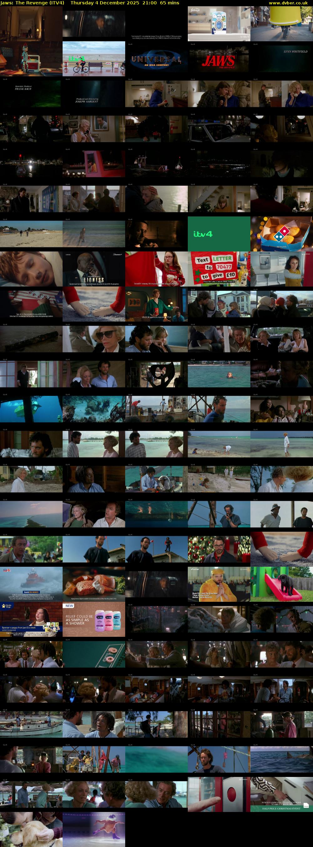 Jaws: The Revenge (ITV4) Thursday 4 December 2025 21:00 - 22:05