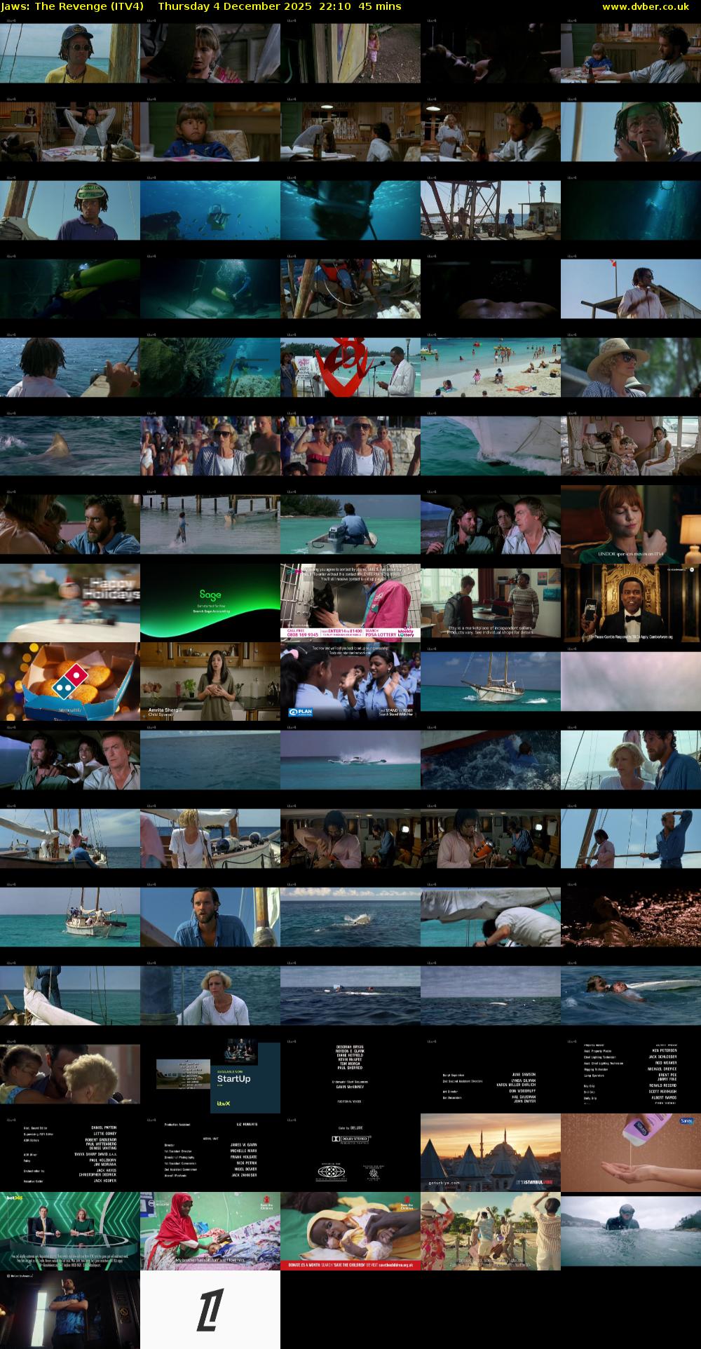 Jaws: The Revenge (ITV4) Thursday 4 December 2025 22:10 - 22:55