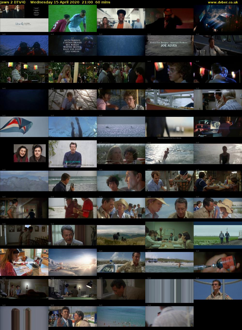 Jaws 2 (ITV4) Wednesday 15 April 2020 21:00 - 22:00