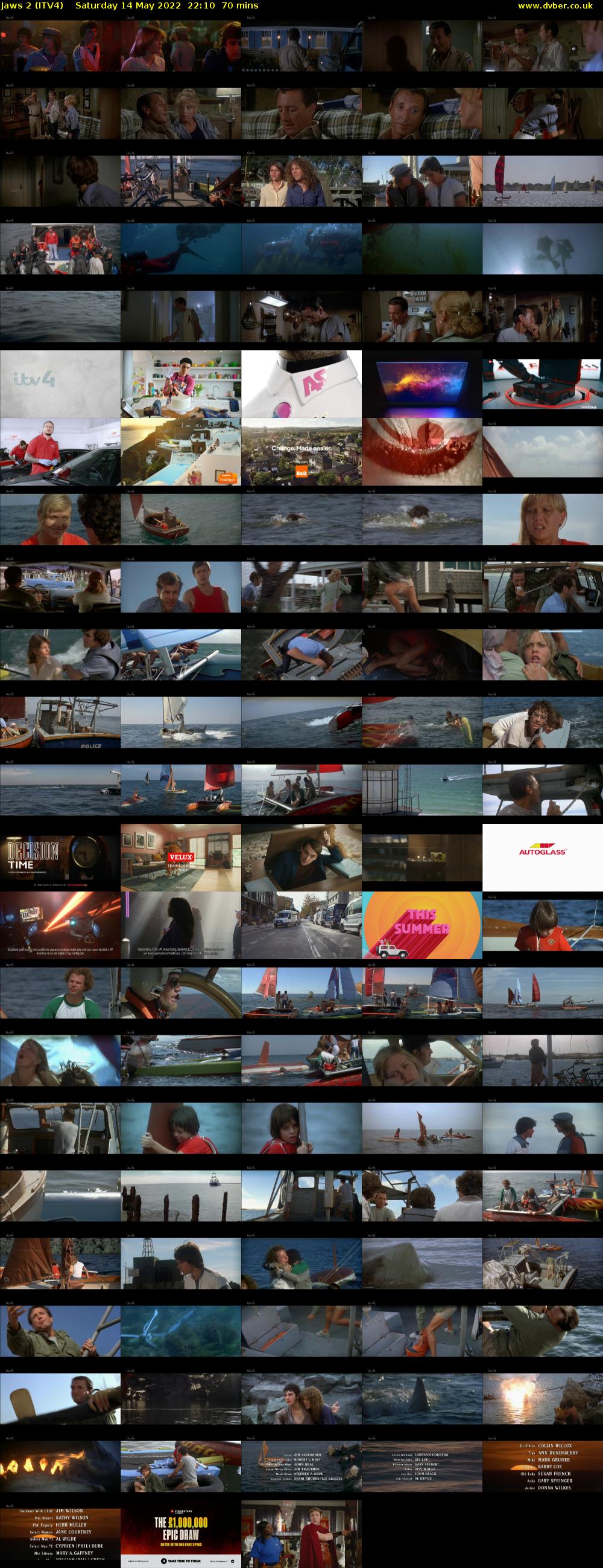 Jaws 2 (ITV4) Saturday 14 May 2022 22:10 - 23:20