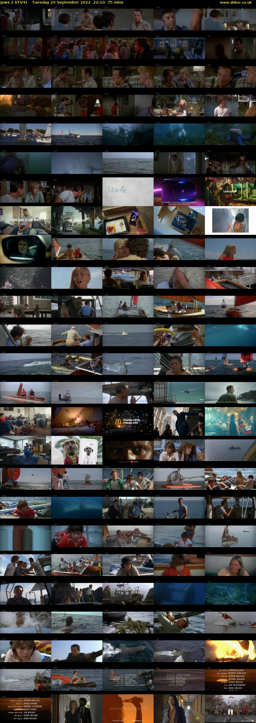 Jaws 2 (ITV4) Tuesday 20 September 2022 22:10 - 23:25