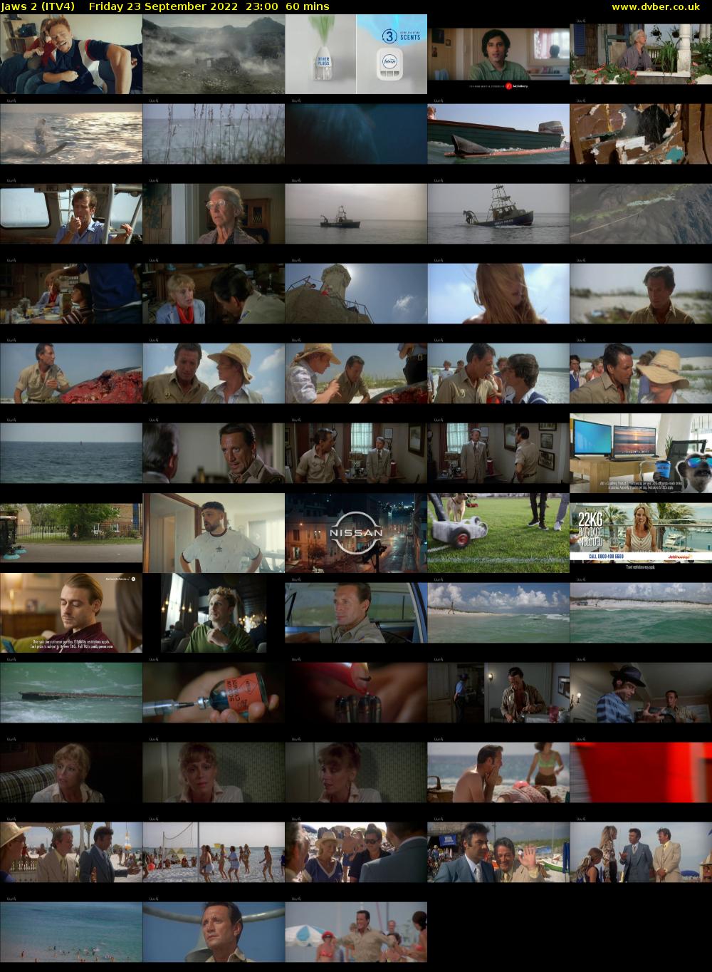 Jaws 2 (ITV4) Friday 23 September 2022 23:00 - 00:00