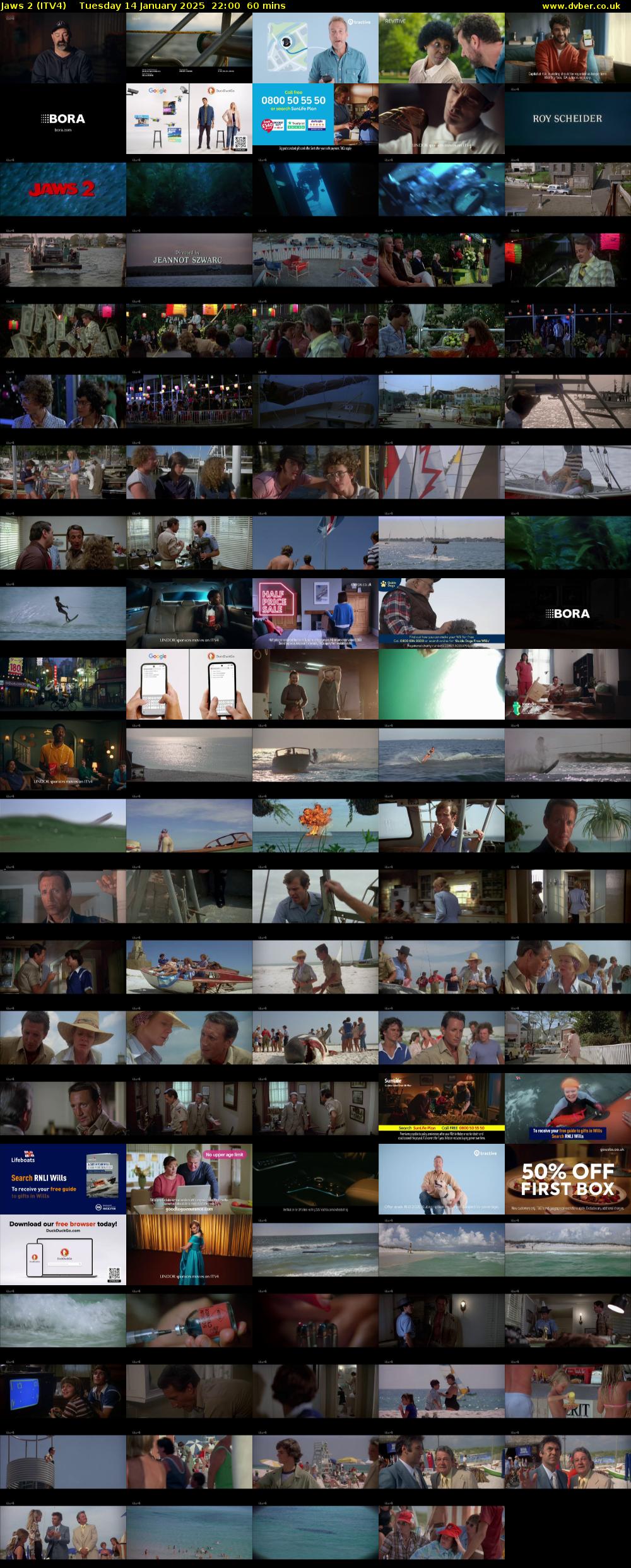 Jaws 2 (ITV4) Tuesday 14 January 2025 22:00 - 23:00