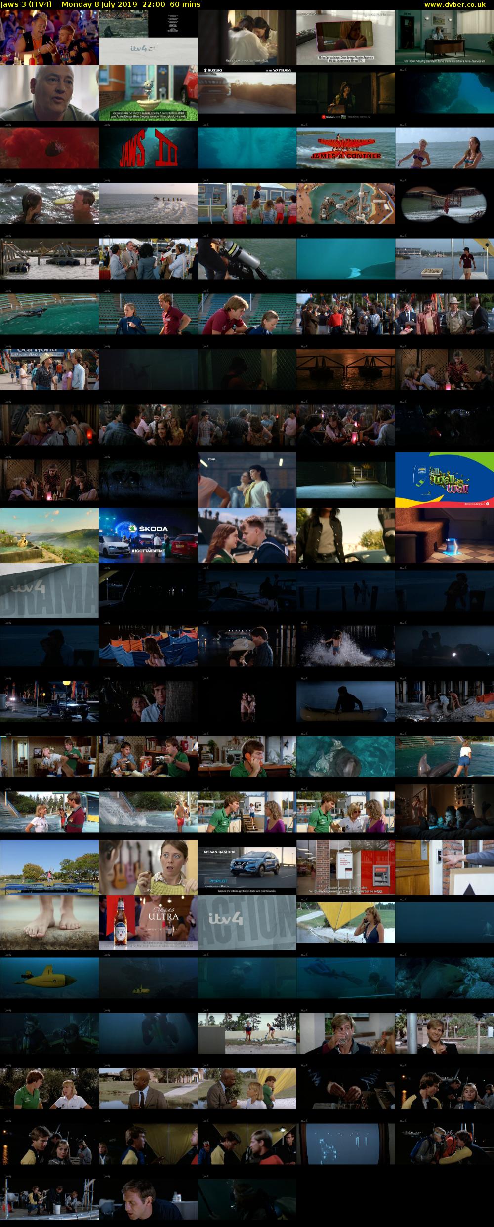 Jaws 3 (ITV4) Monday 8 July 2019 22:00 - 23:00