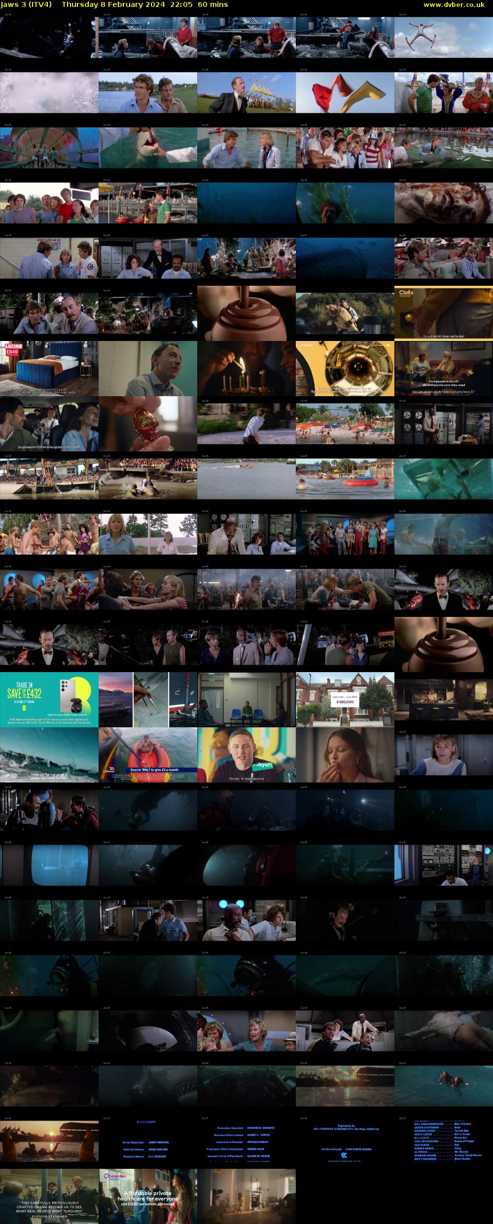 Jaws 3 (ITV4) Thursday 8 February 2024 22:05 - 23:05