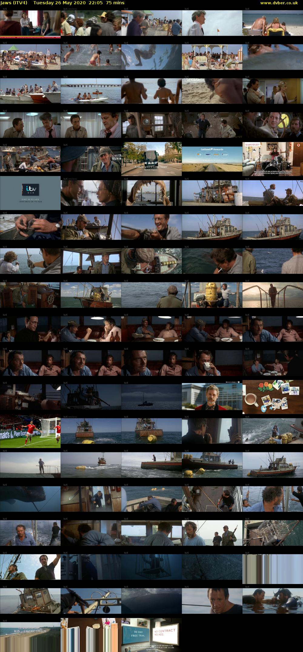 Jaws (ITV4) Tuesday 26 May 2020 22:05 - 23:20
