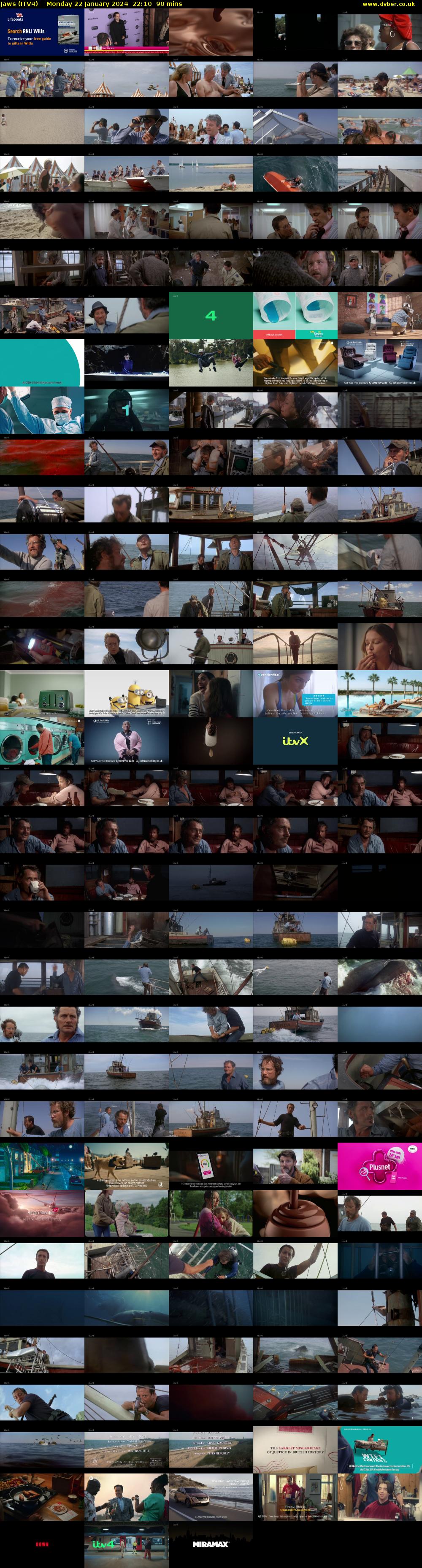 Jaws (ITV4) Monday 22 January 2024 22:10 - 23:40