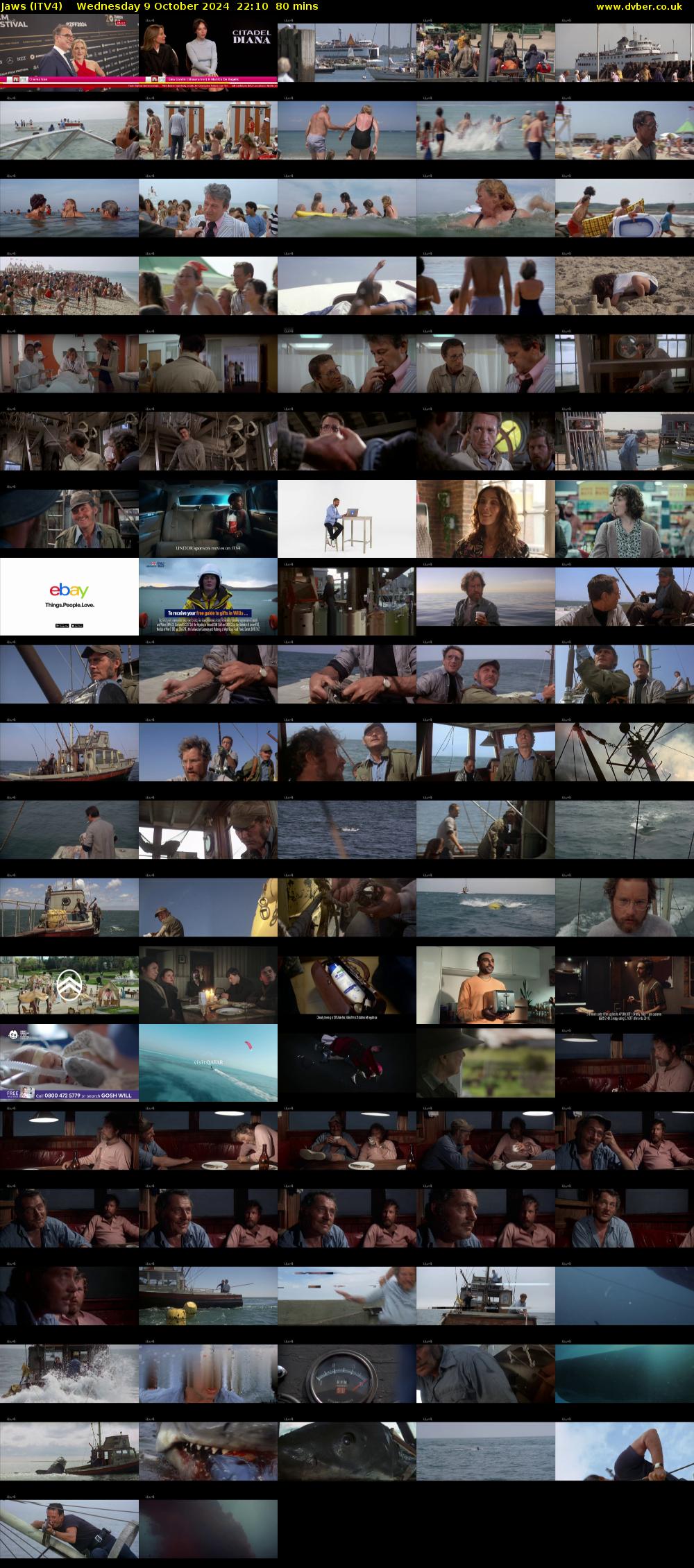Jaws (ITV4) Wednesday 9 October 2024 22:10 - 23:30