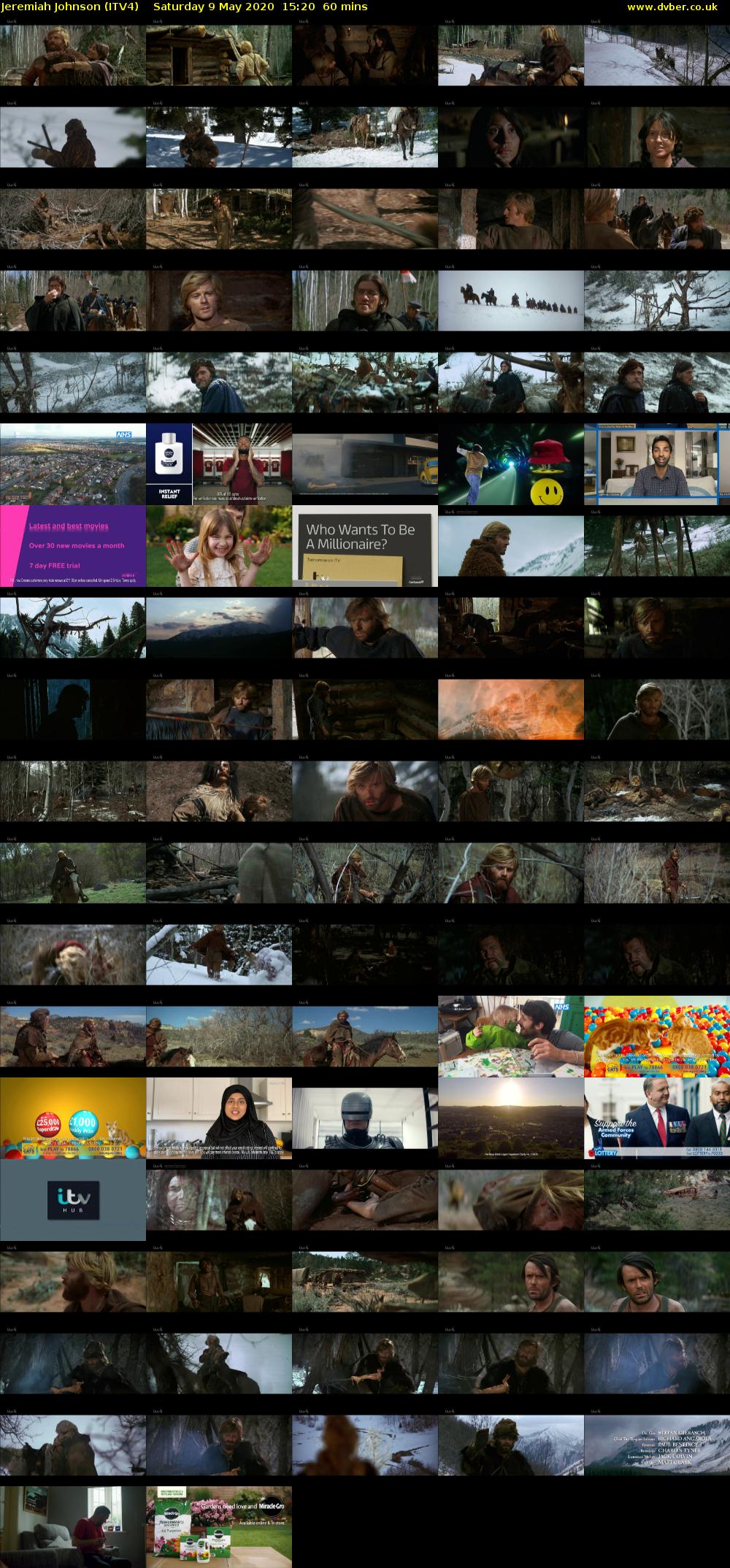 Jeremiah Johnson (ITV4) Saturday 9 May 2020 15:20 - 16:20