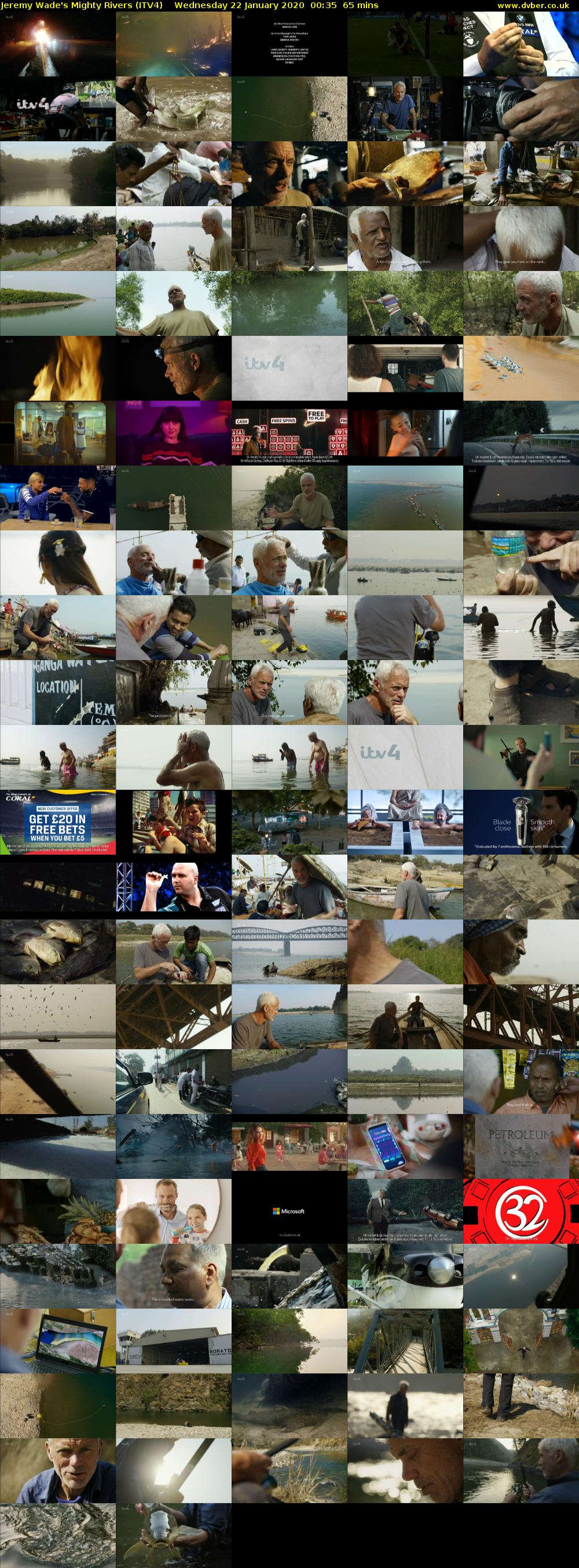 Jeremy Wade's Mighty Rivers (ITV4) Wednesday 22 January 2020 00:35 - 01:40