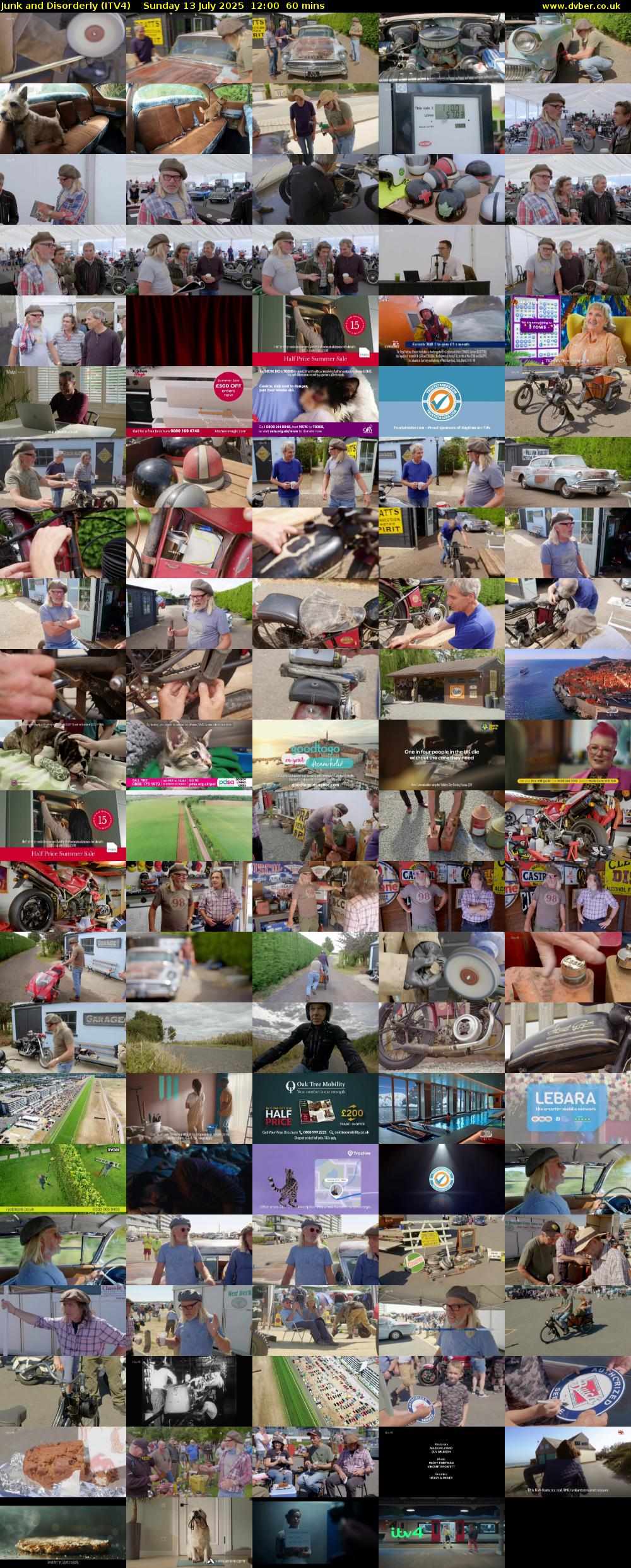 Junk and Disorderly (ITV4) Sunday 13 July 2025 12:00 - 13:00