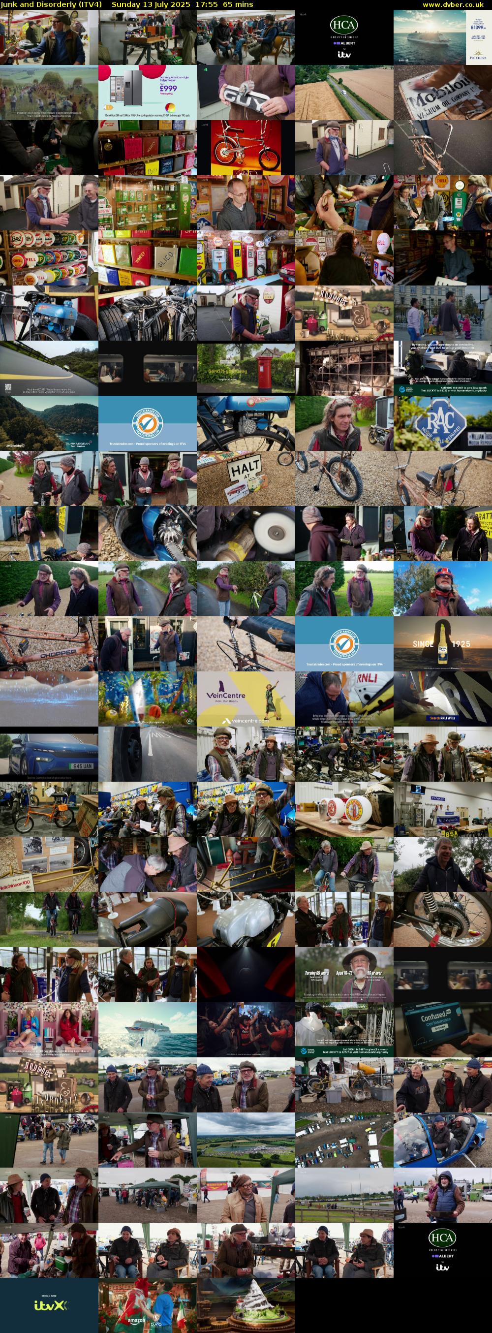 Junk and Disorderly (ITV4) Sunday 13 July 2025 17:55 - 19:00