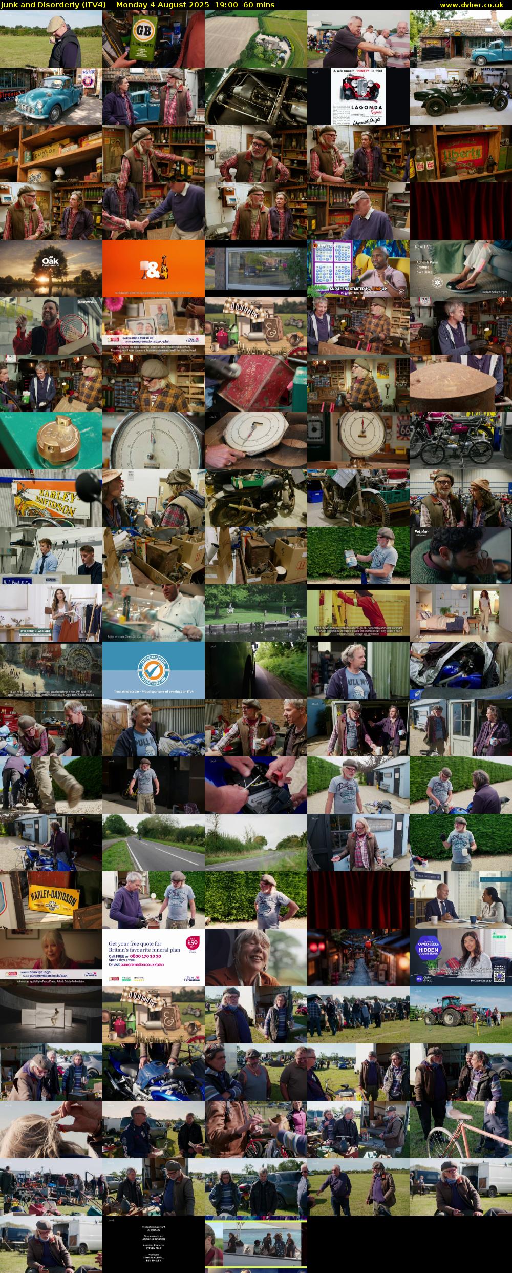 Junk and Disorderly (ITV4) Monday 4 August 2025 19:00 - 20:00