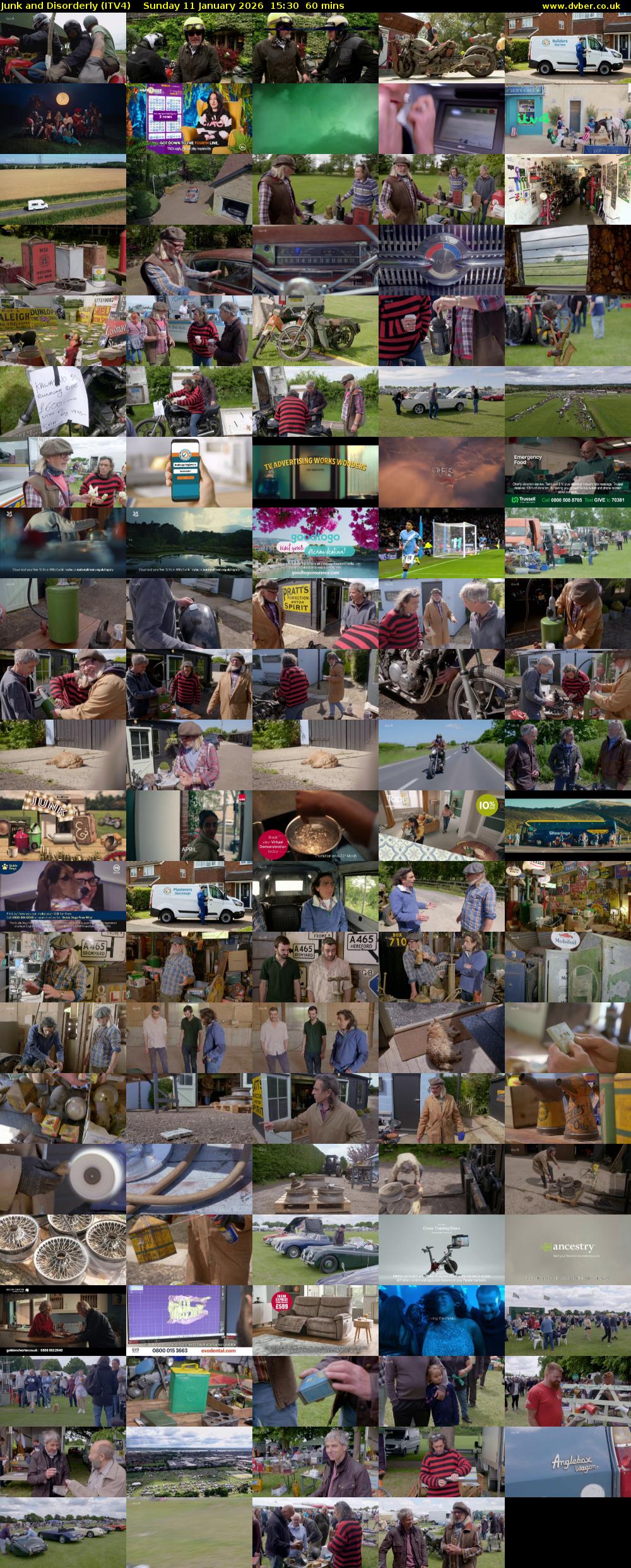 Junk and Disorderly (ITV4) Sunday 11 January 2026 15:30 - 16:30
