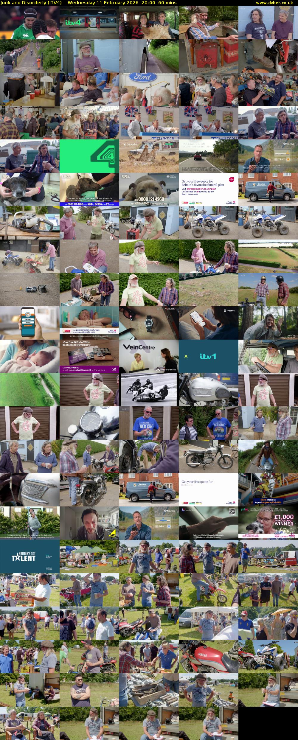 Junk and Disorderly (ITV4) Wednesday 11 February 2026 20:00 - 21:00