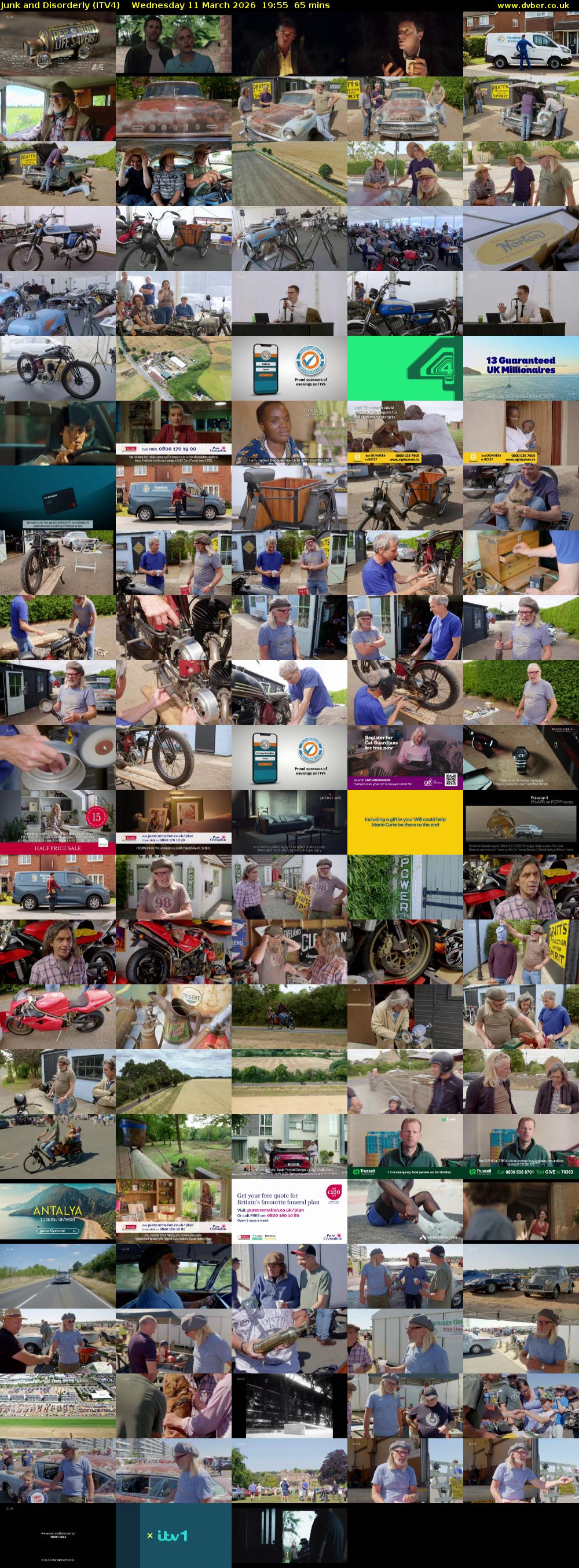 Junk and Disorderly (ITV4) Wednesday 11 March 2026 19:55 - 21:00