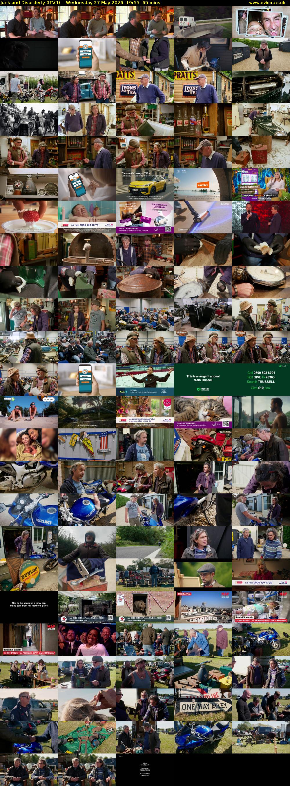 Junk and Disorderly (ITV4) Wednesday 27 May 2026 19:55 - 21:00