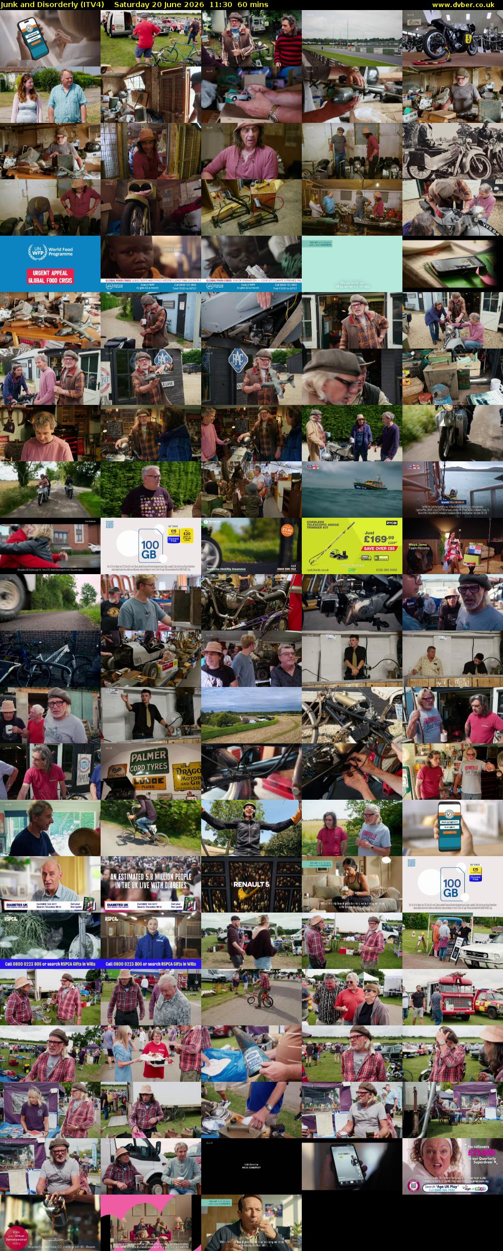 Junk and Disorderly (ITV4) Saturday 20 June 2026 11:30 - 12:30