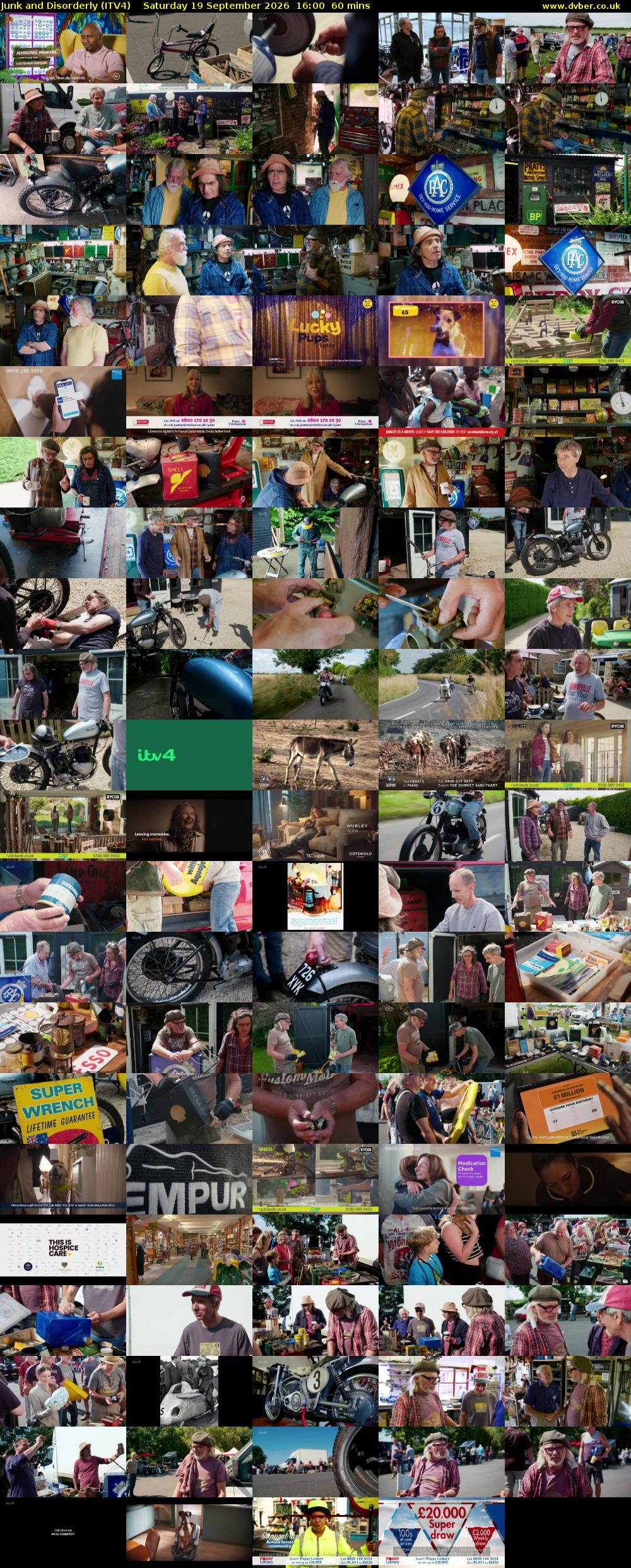 Junk and Disorderly (ITV4) Saturday 19 September 2026 16:00 - 17:00