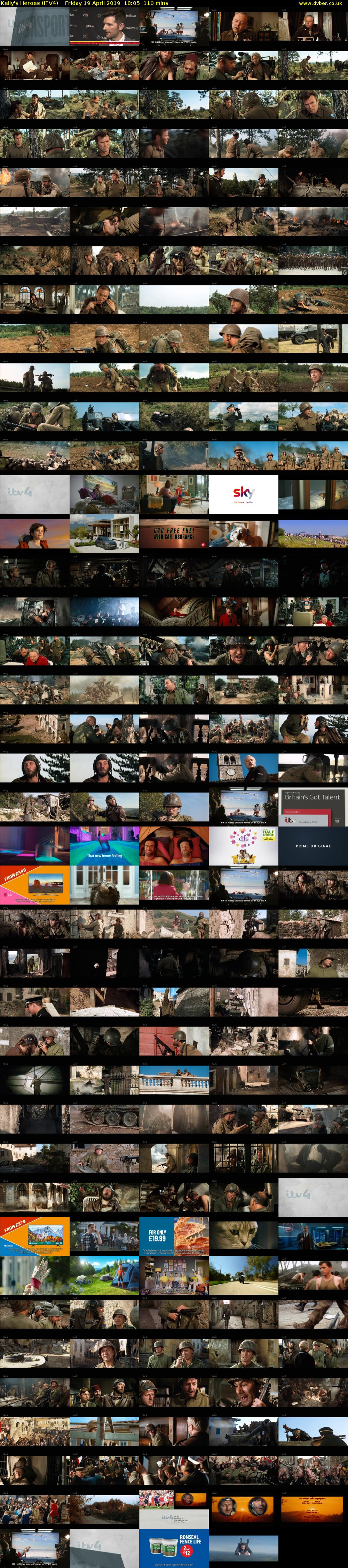 Kelly's Heroes (ITV4) Friday 19 April 2019 18:05 - 19:55