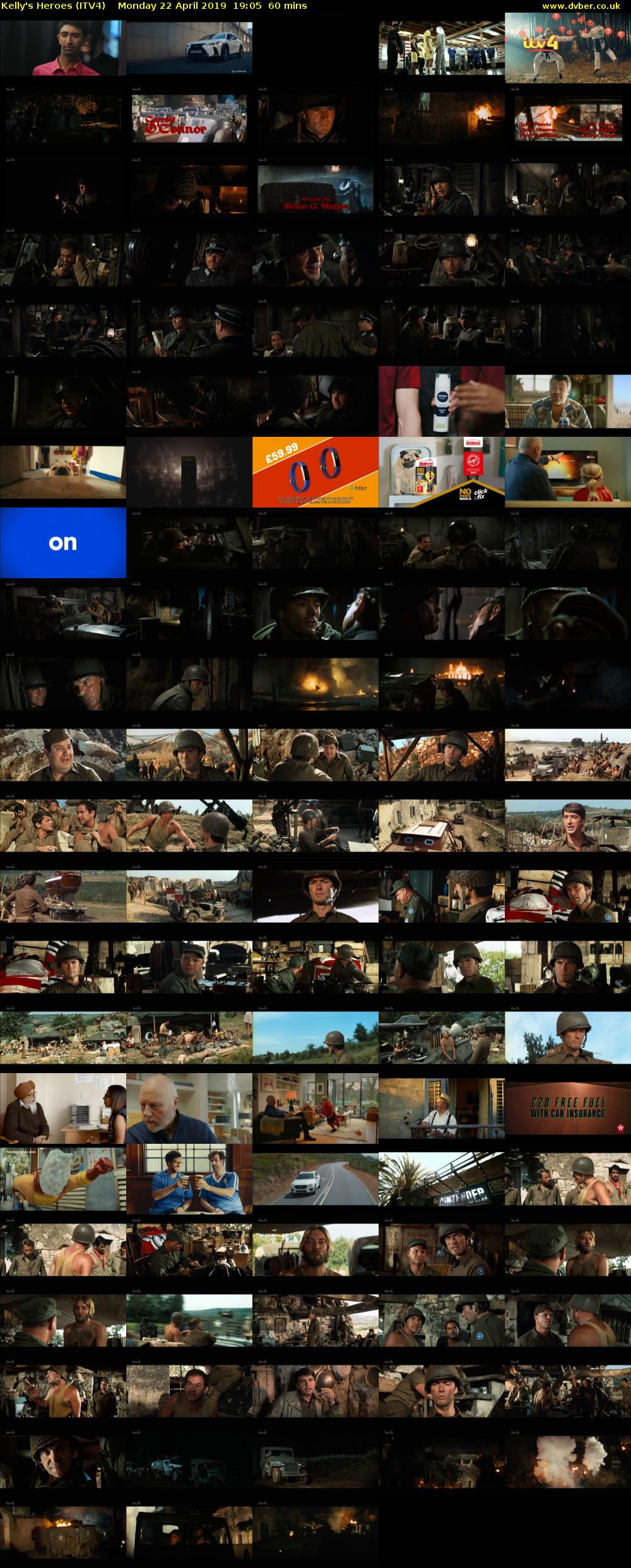 Kelly's Heroes (ITV4) Monday 22 April 2019 19:05 - 20:05