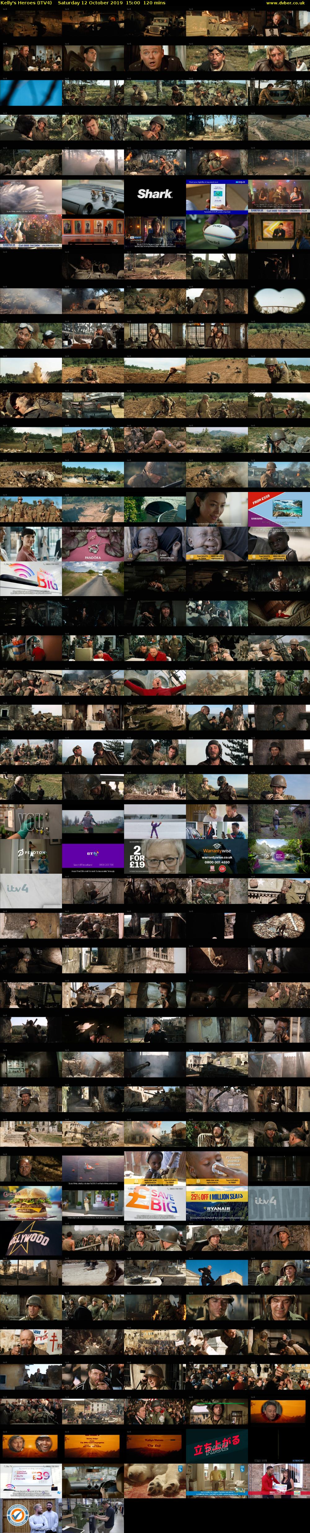 Kelly's Heroes (ITV4) Saturday 12 October 2019 15:00 - 17:00