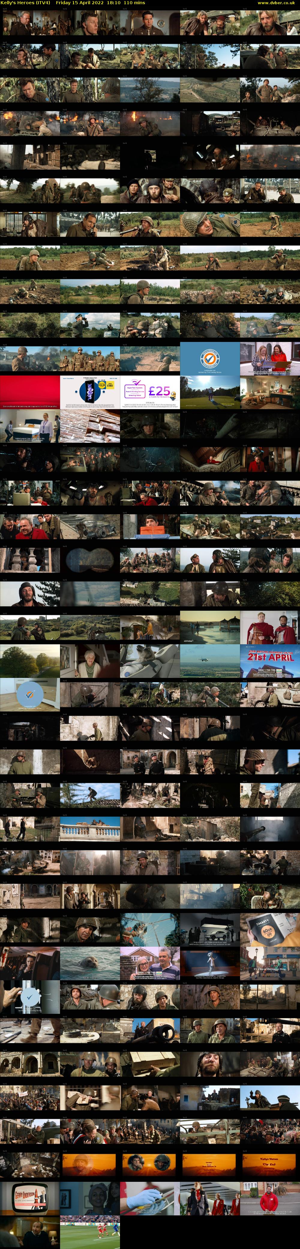 Kelly's Heroes (ITV4) Friday 15 April 2022 18:10 - 20:00