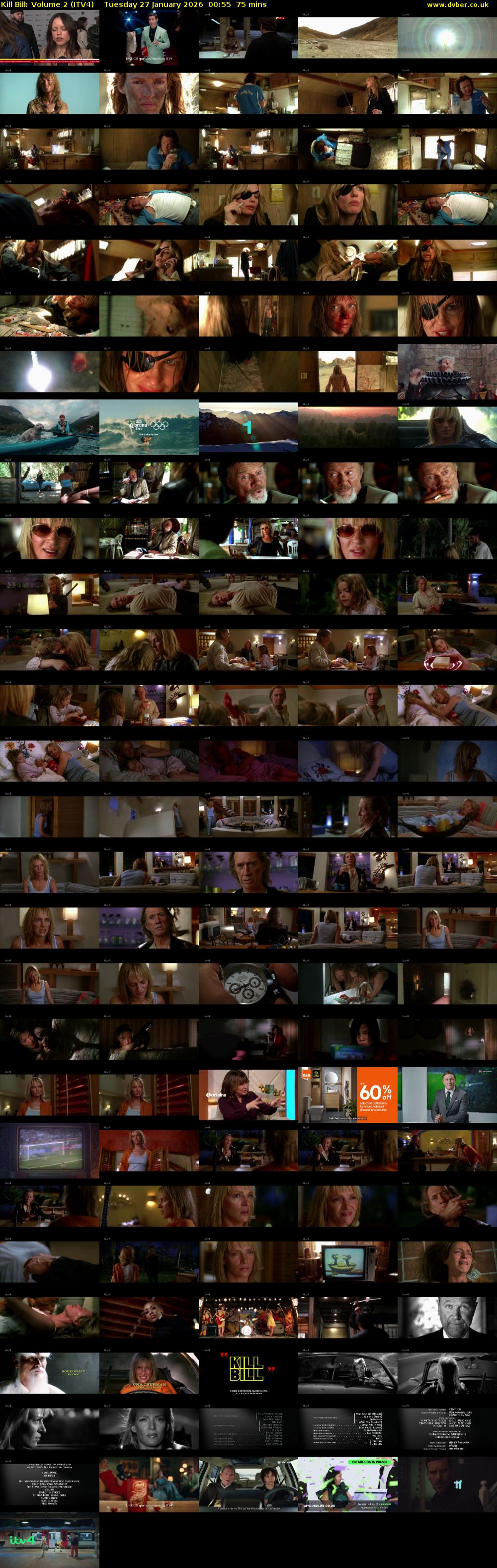 Kill Bill: Volume 2 (ITV4) Tuesday 27 January 2026 00:55 - 02:10