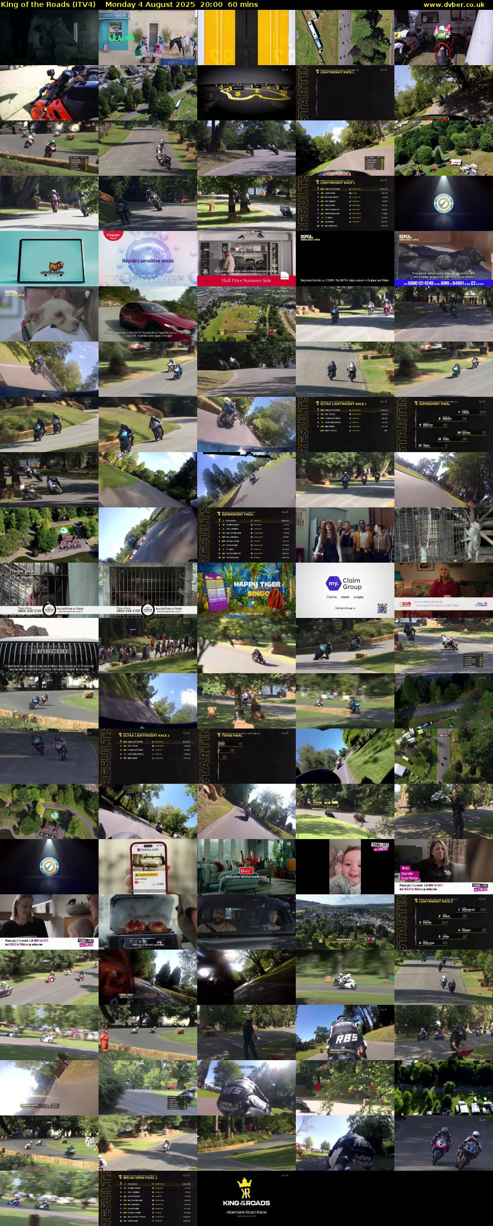 King of the Roads (ITV4) Monday 4 August 2025 20:00 - 21:00