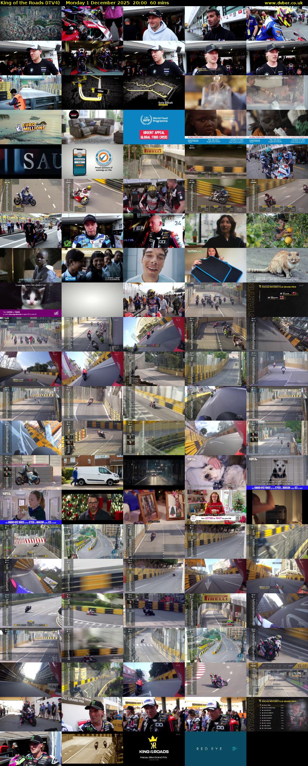 King of the Roads (ITV4) Monday 1 December 2025 20:00 - 21:00