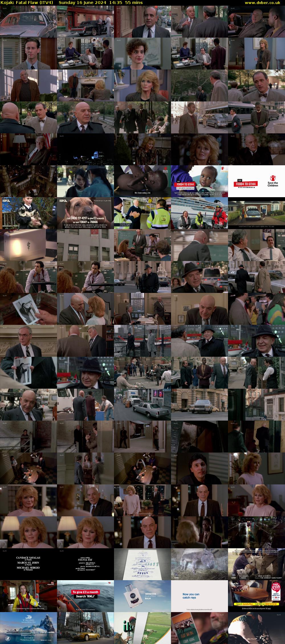 Kojak: Fatal Flaw (ITV4) Sunday 16 June 2024 14:35 - 15:30