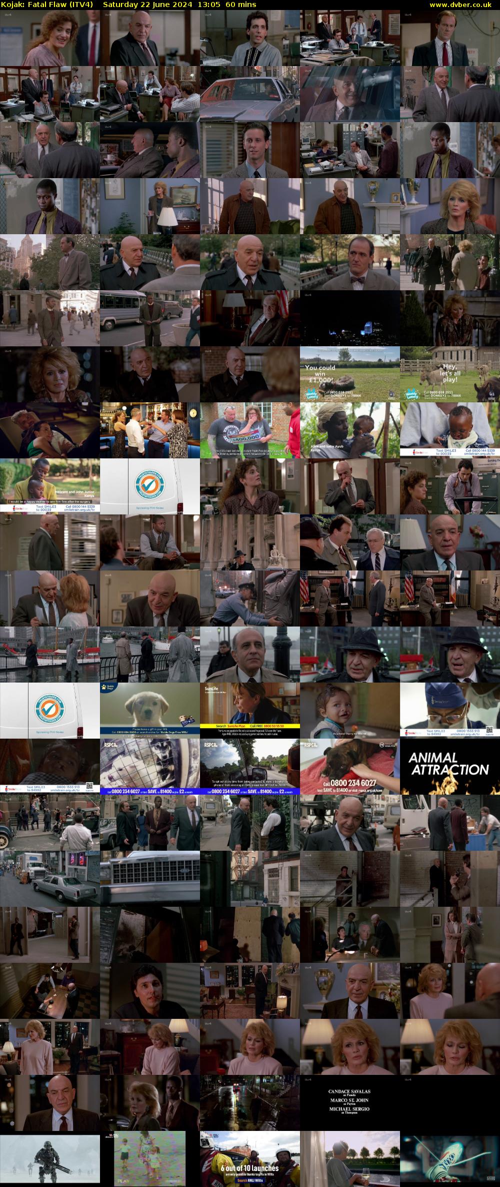 Kojak: Fatal Flaw (ITV4) Saturday 22 June 2024 13:05 - 14:05