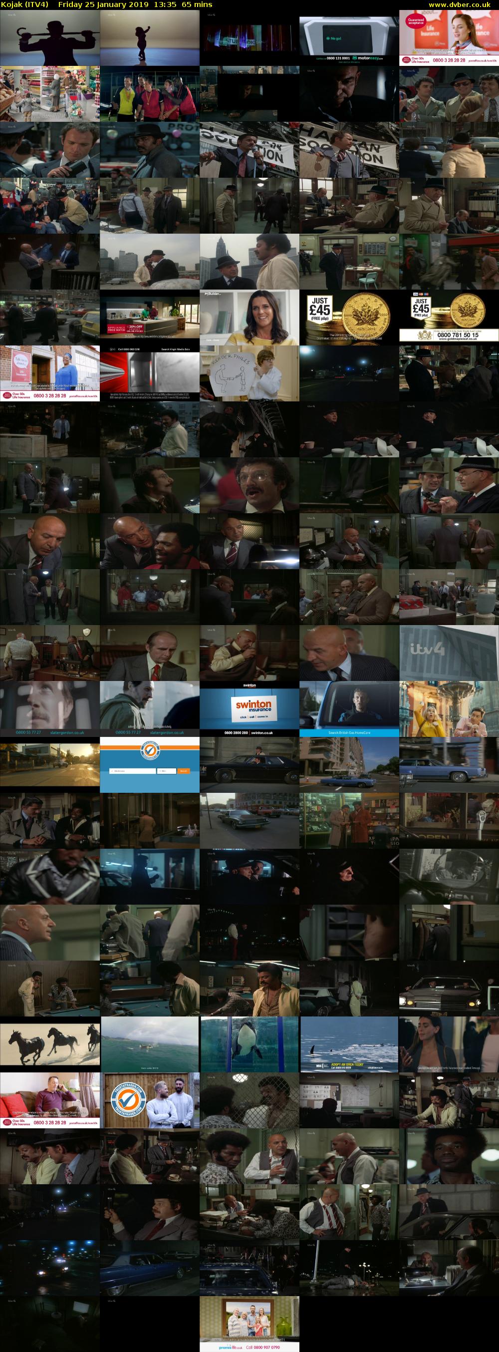 Kojak (ITV4) Friday 25 January 2019 13:35 - 14:40