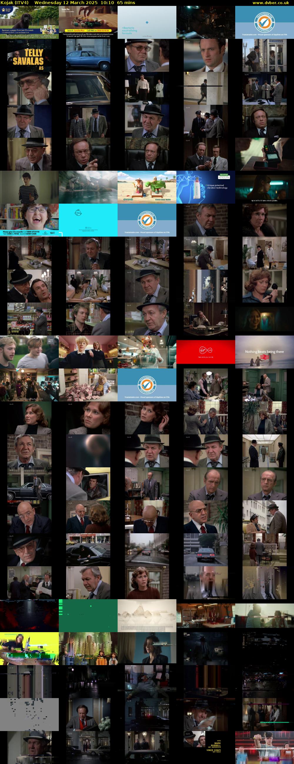 Kojak (ITV4) Wednesday 12 March 2025 10:10 - 11:15