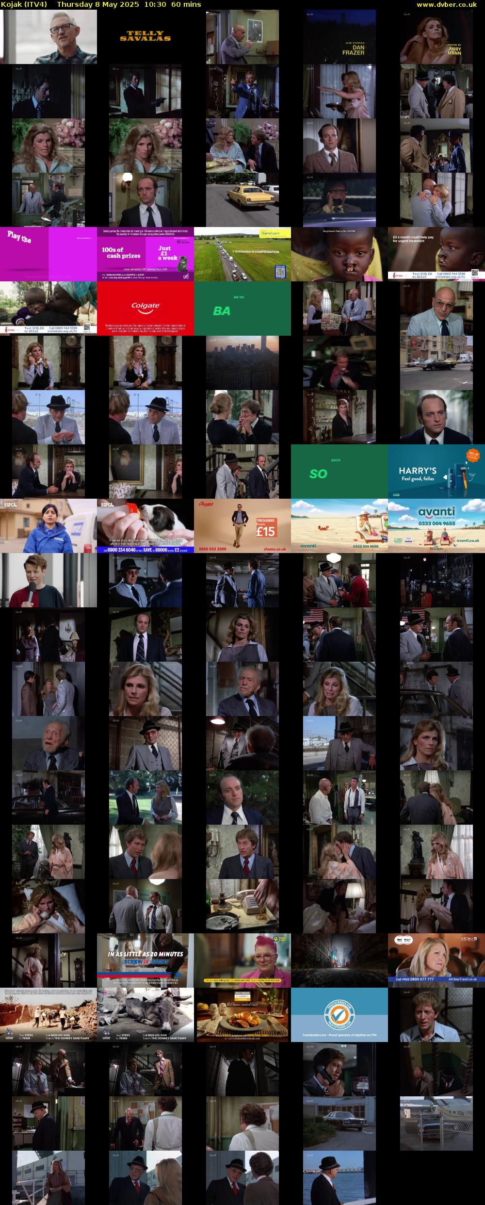 Kojak (ITV4) Thursday 8 May 2025 10:30 - 11:30