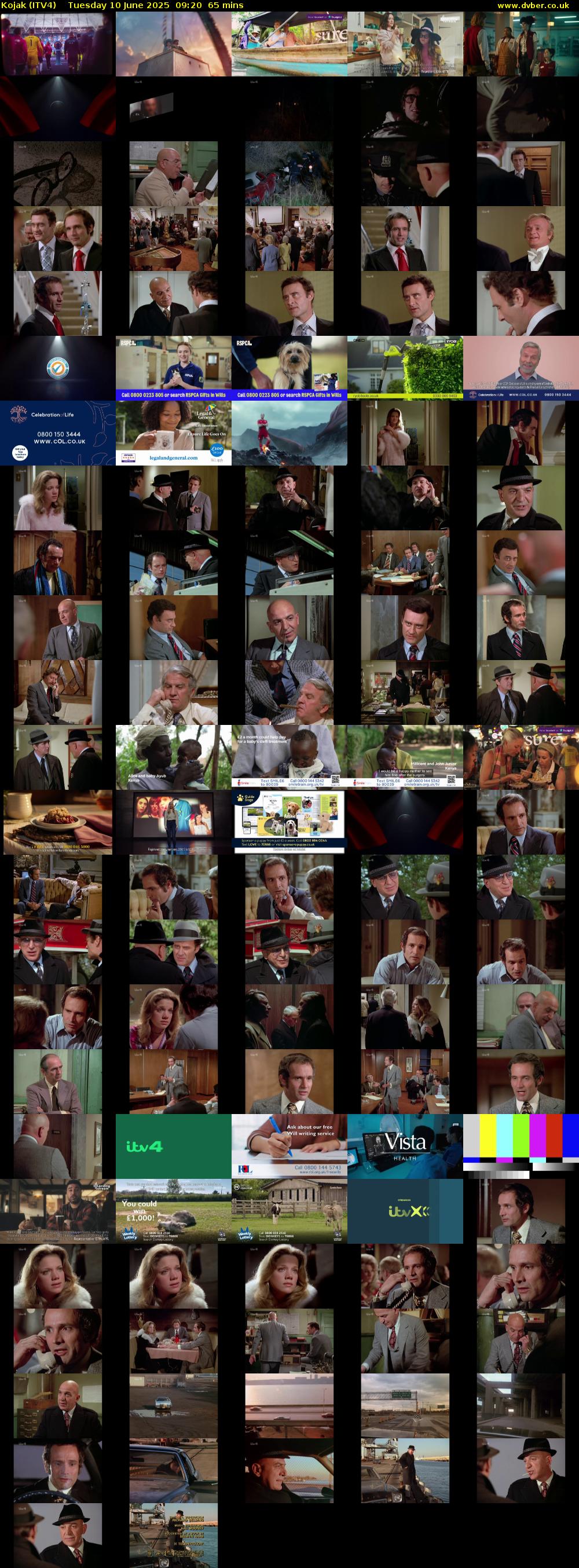 Kojak (ITV4) Tuesday 10 June 2025 09:20 - 10:25