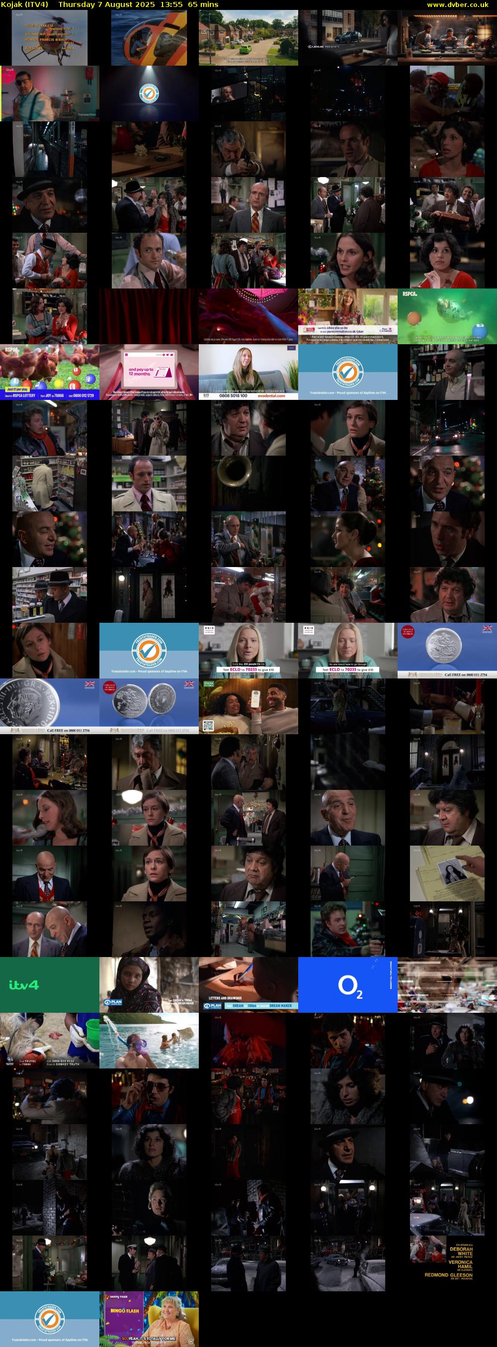 Kojak (ITV4) Thursday 7 August 2025 13:55 - 15:00