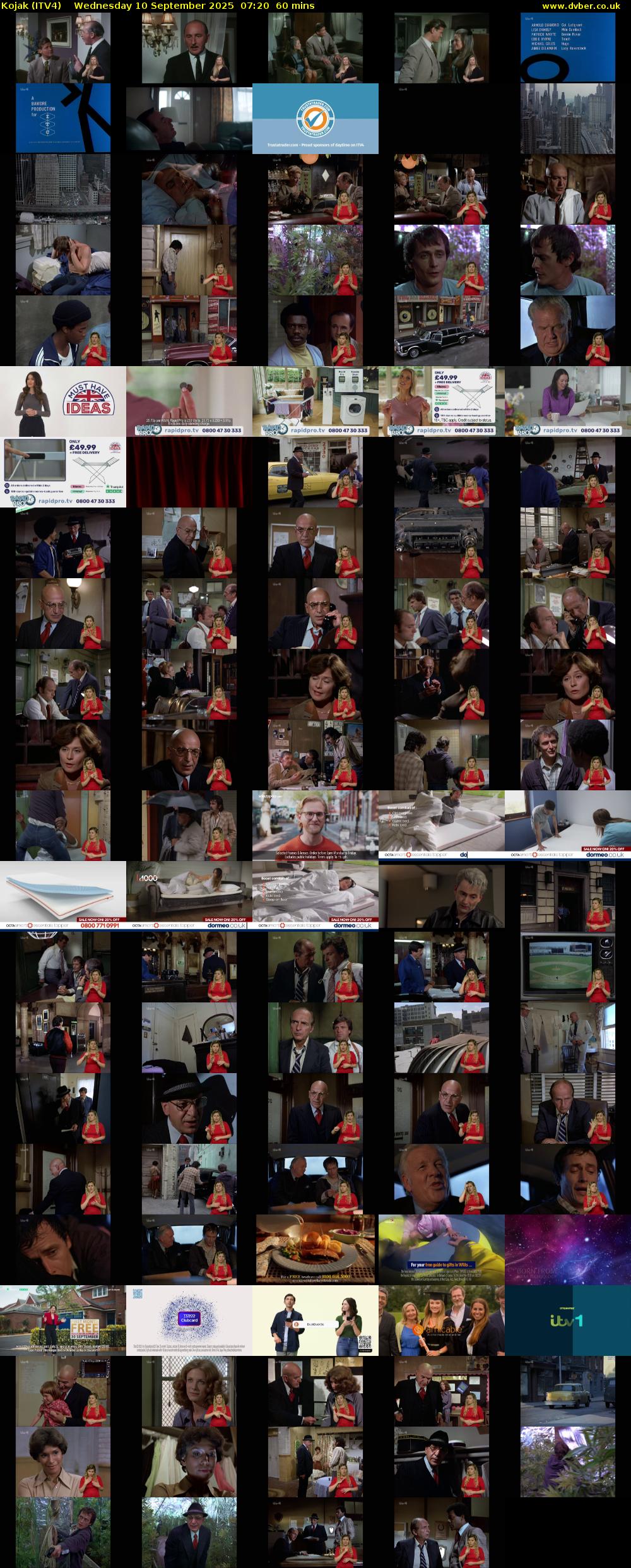 Kojak (ITV4) Wednesday 10 September 2025 07:20 - 08:20