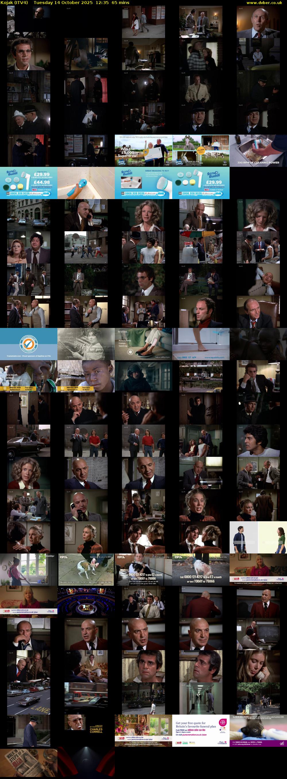 Kojak (ITV4) Tuesday 14 October 2025 12:35 - 13:40