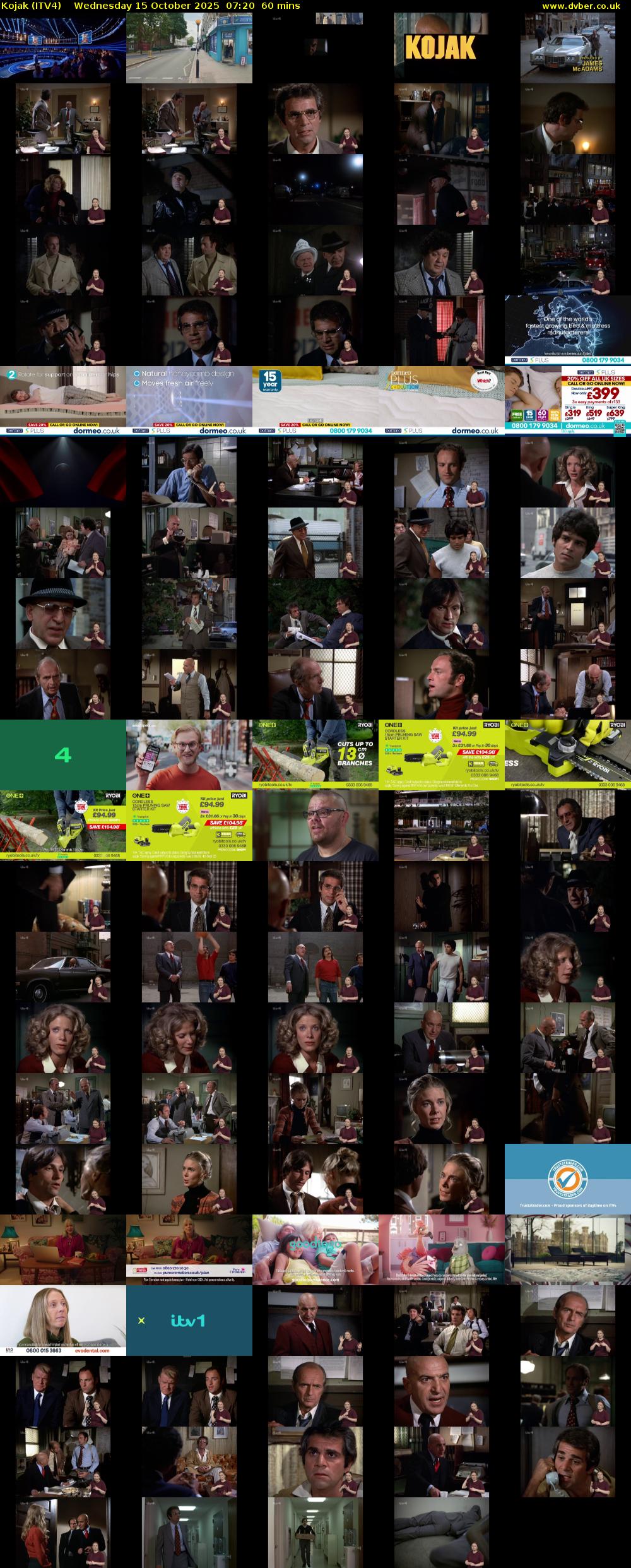 Kojak (ITV4) Wednesday 15 October 2025 07:20 - 08:20