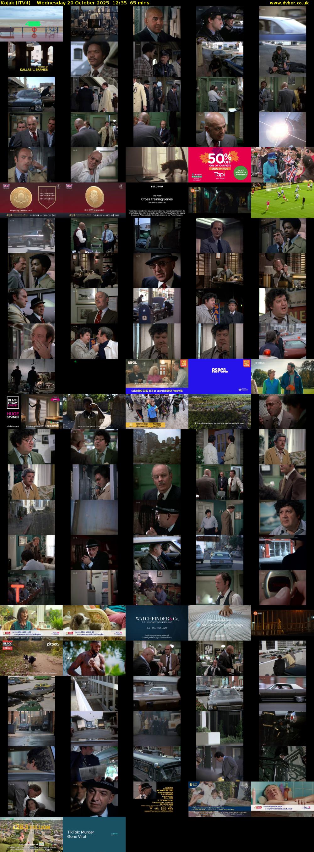 Kojak (ITV4) Wednesday 29 October 2025 12:35 - 13:40