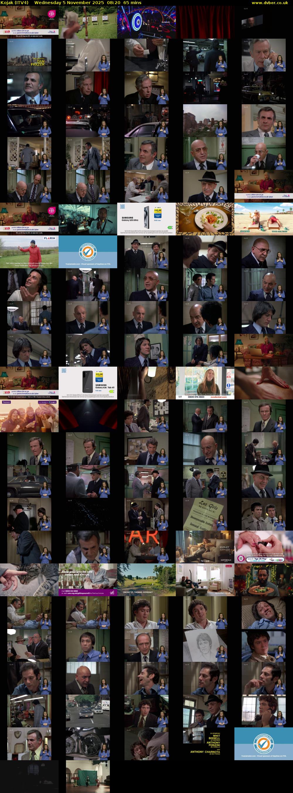 Kojak (ITV4) Wednesday 5 November 2025 08:20 - 09:25