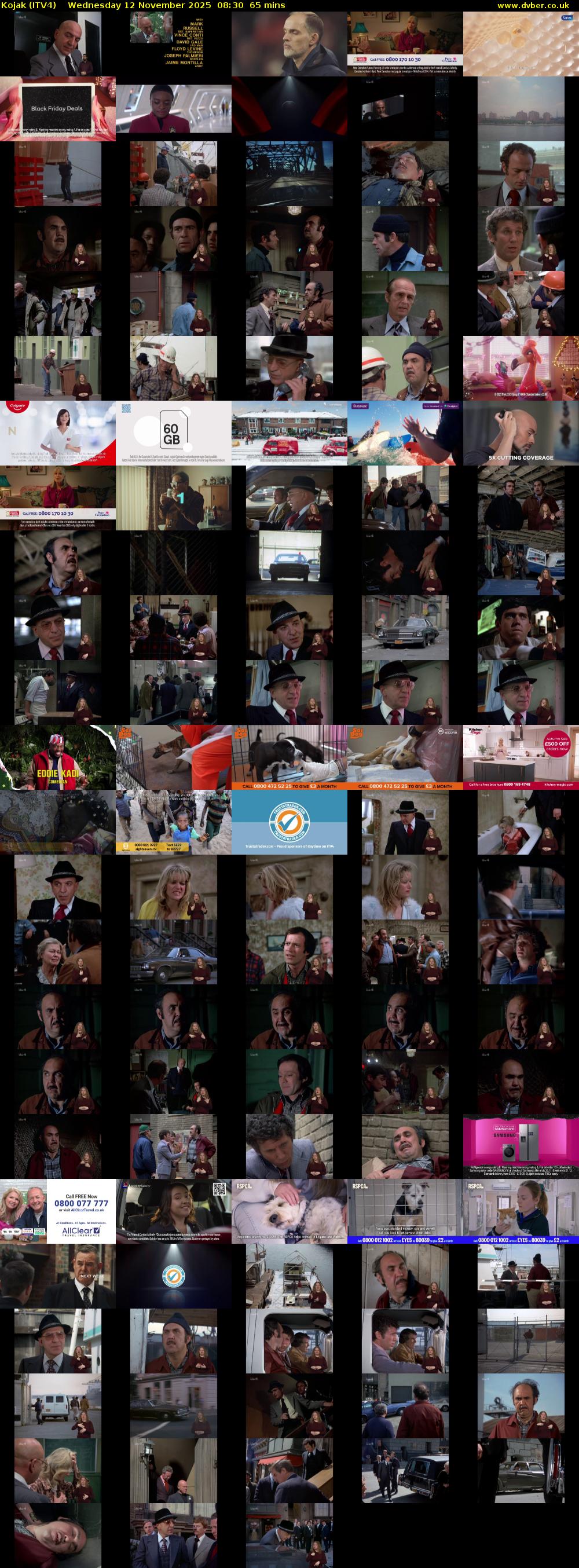 Kojak (ITV4) Wednesday 12 November 2025 08:30 - 09:35