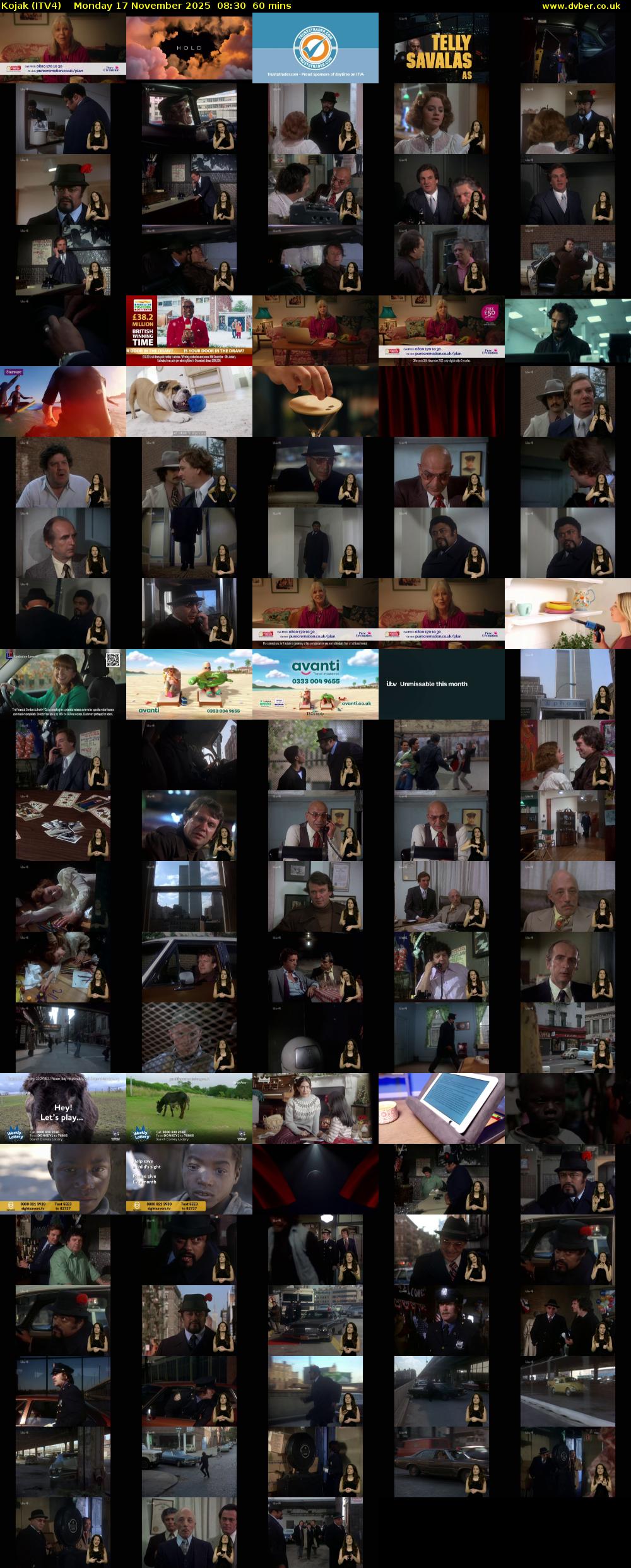 Kojak (ITV4) Monday 17 November 2025 08:30 - 09:30