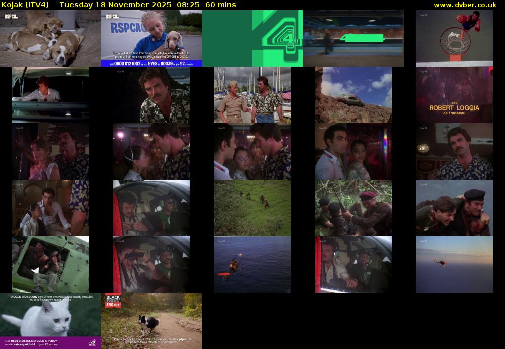 Kojak (ITV4) Tuesday 18 November 2025 08:25 - 09:25