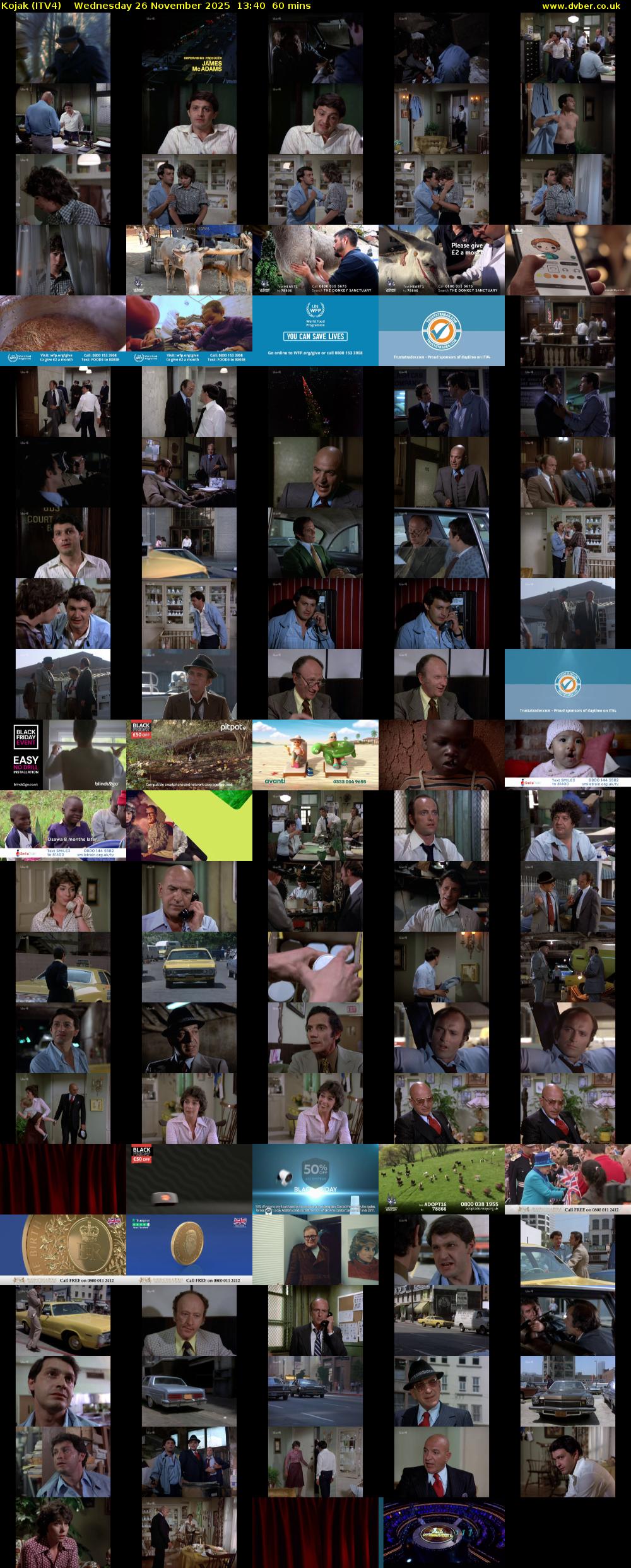 Kojak (ITV4) Wednesday 26 November 2025 13:40 - 14:40