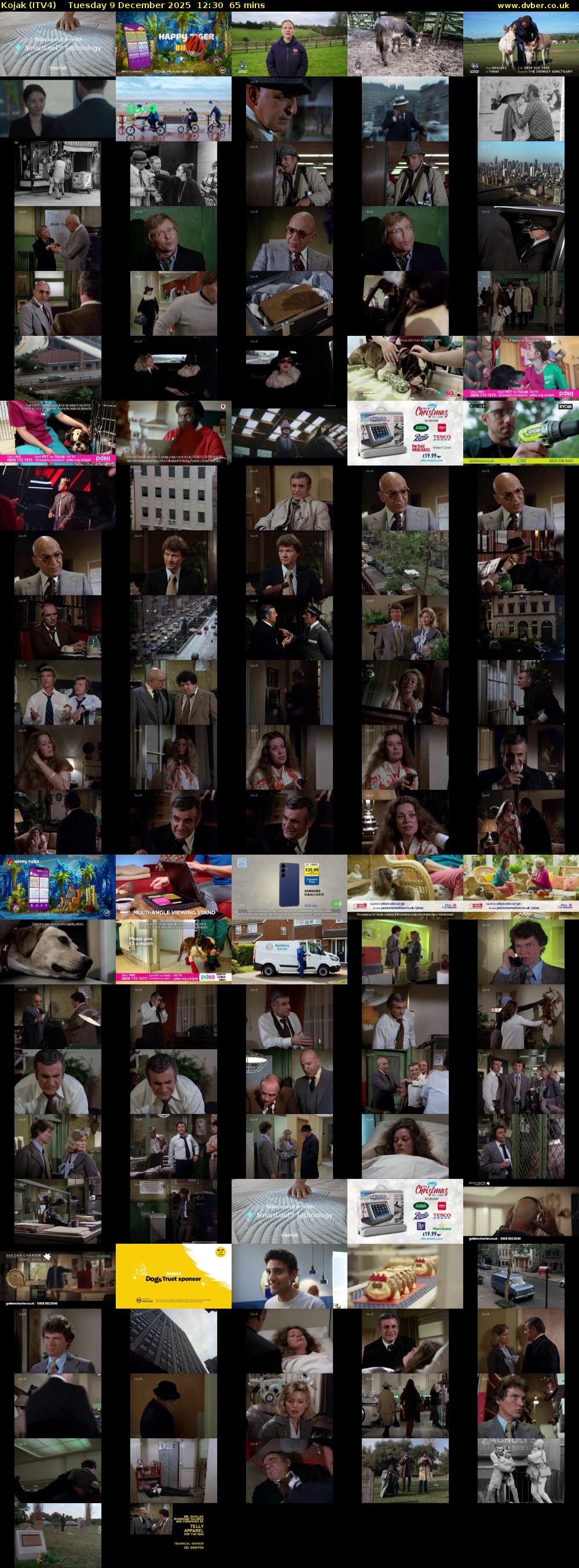Kojak (ITV4) Tuesday 9 December 2025 12:30 - 13:35
