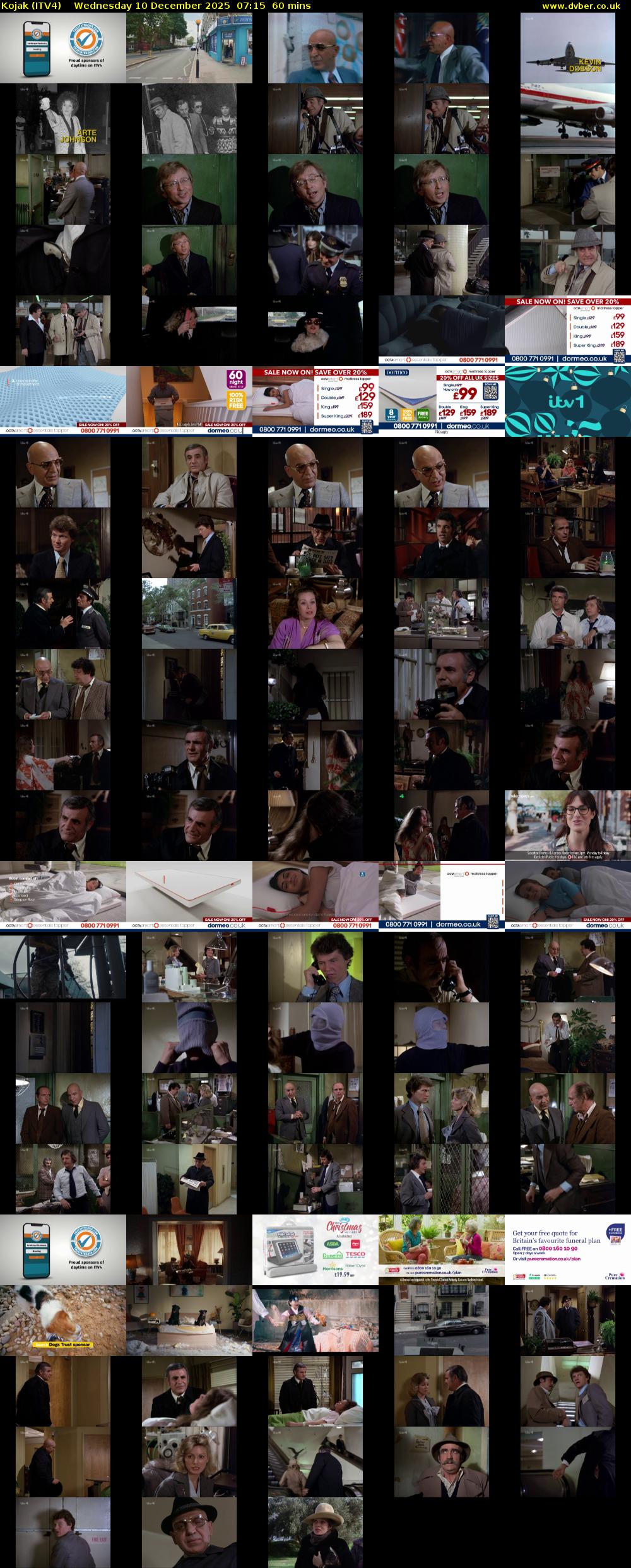 Kojak (ITV4) Wednesday 10 December 2025 07:15 - 08:15