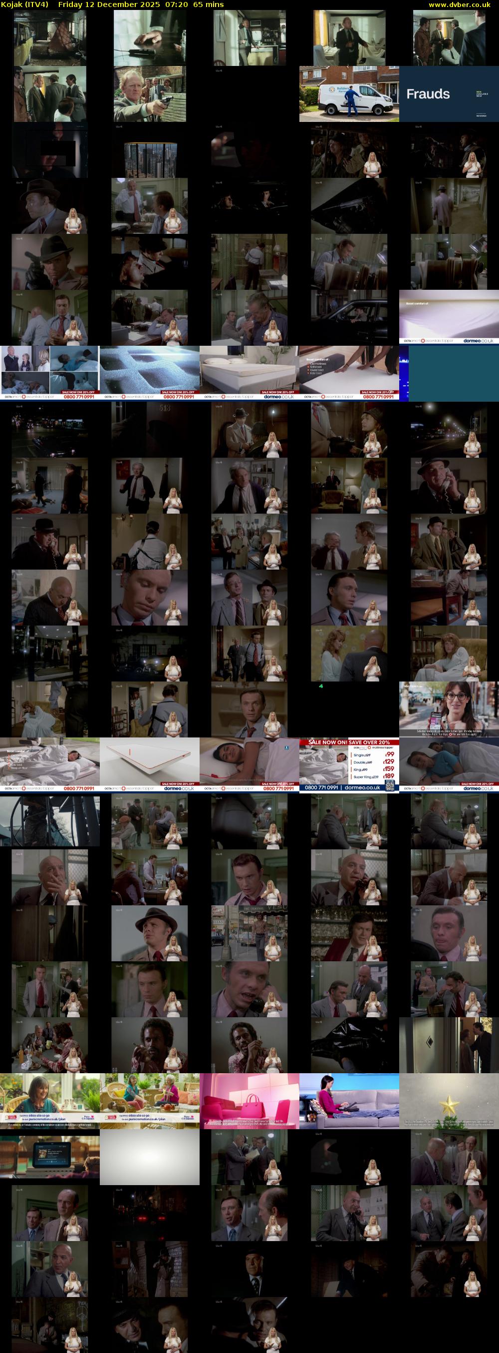 Kojak (ITV4) Friday 12 December 2025 07:20 - 08:25
